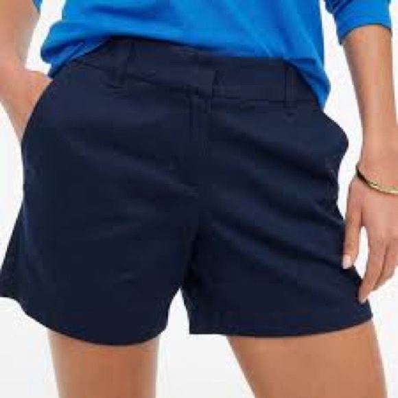 J. Crew Dark Blue Women's Shorts - Picture 1 of 9